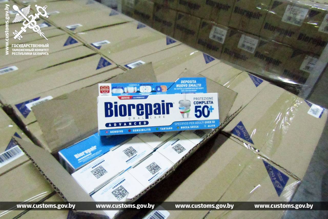 Зубную пасту пытались ввезти в Беларусь по заниженной стоимости