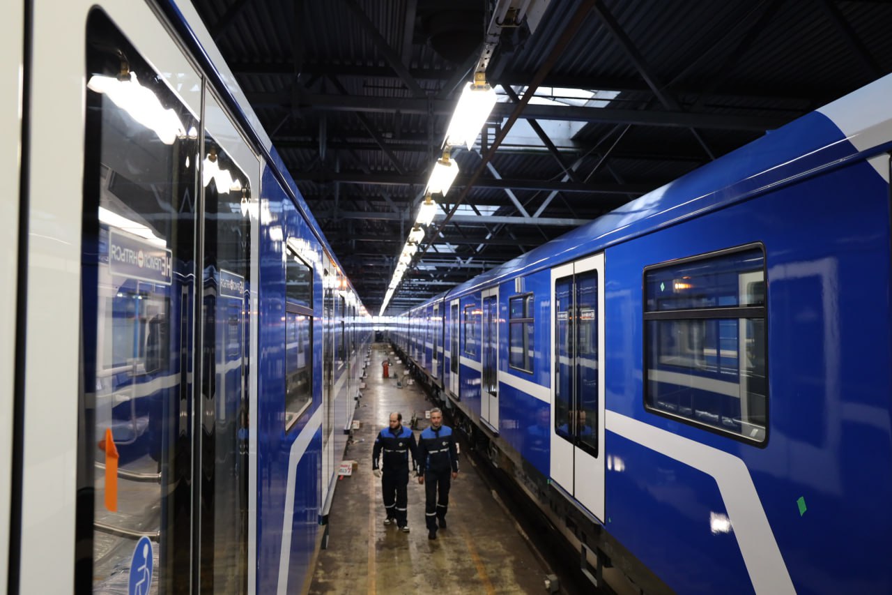 Минский метрополитен показал новые поезда