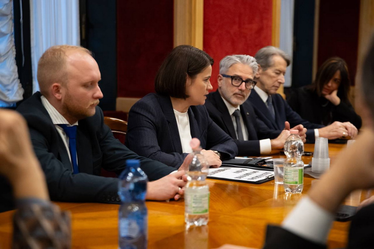 Тихановская на встрече с итальянскими парламентариями: «Мы должны готовиться к новому окну возможностей»