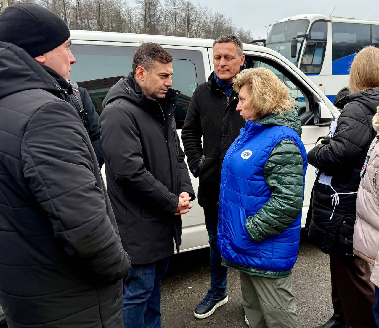 Украинцы и россияне воссоединились с семьями на беларусской границе