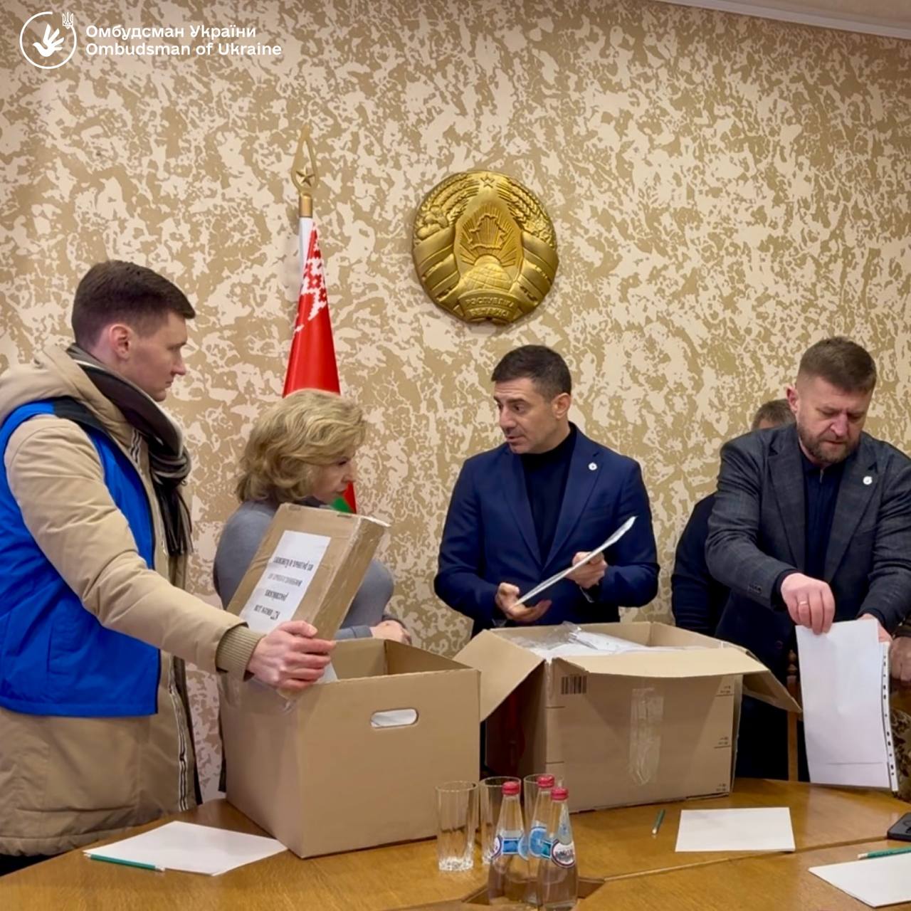 Украинцы и россияне воссоединились с семьями на беларусской границе