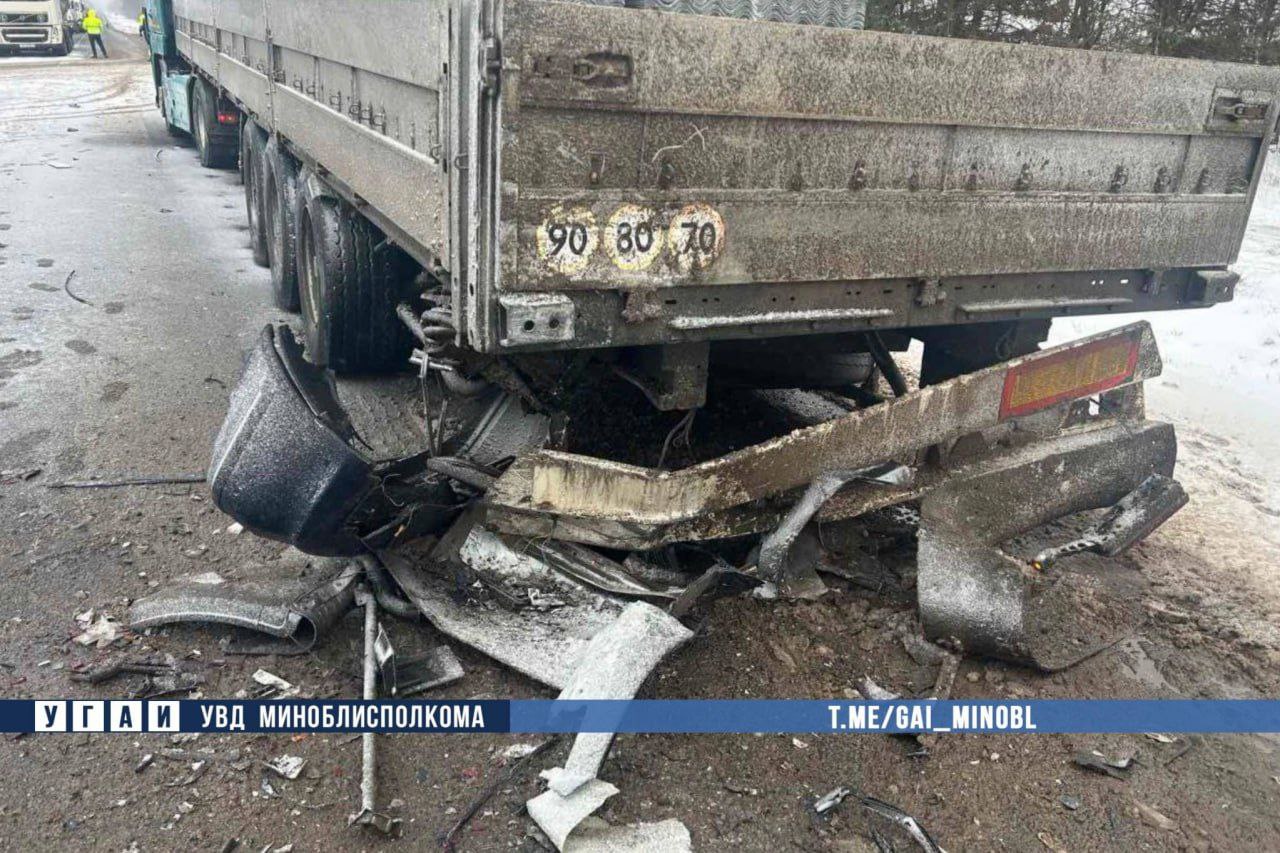 Один человек погиб в ДТП с грузовиком в Слуцком районе