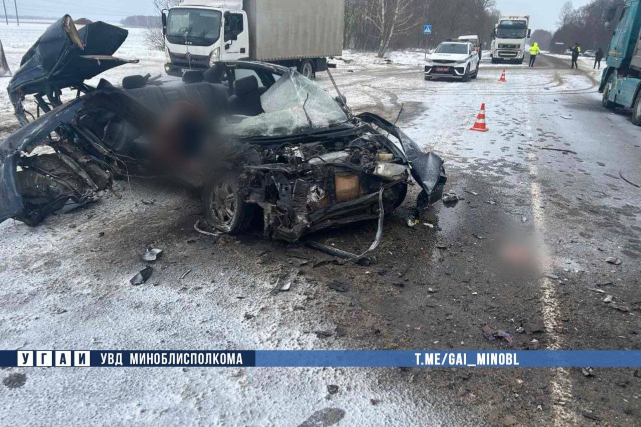 Один человек погиб в ДТП с грузовиком в Слуцком районе