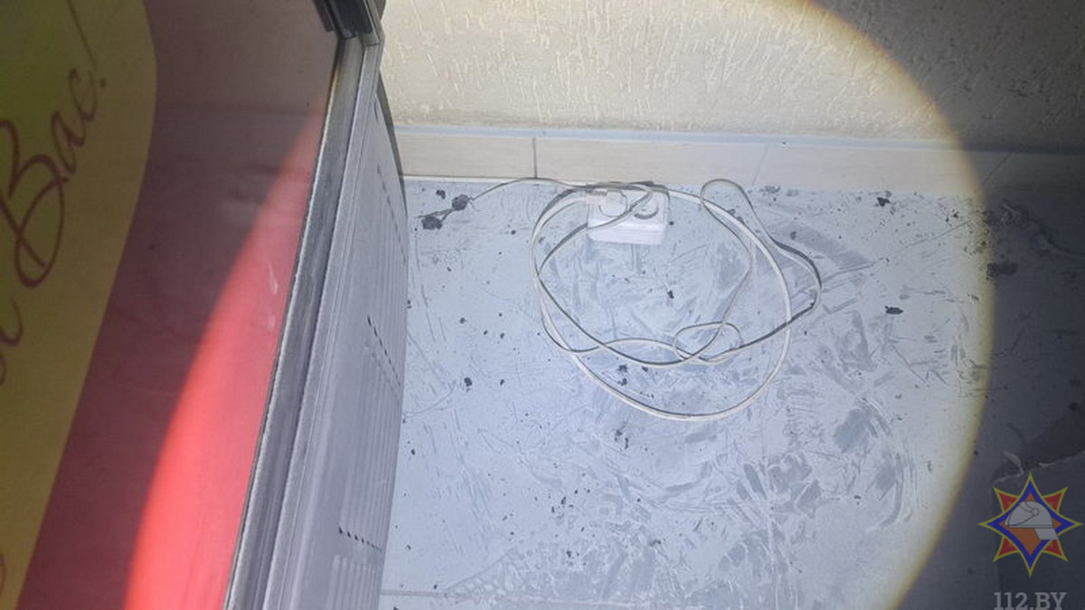 Мясной магазин загорелся в Витебске