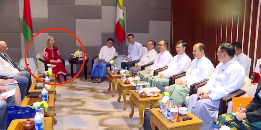 Чемоданова на выборы в Мьянме нарядилась "по схеме БЧБ"