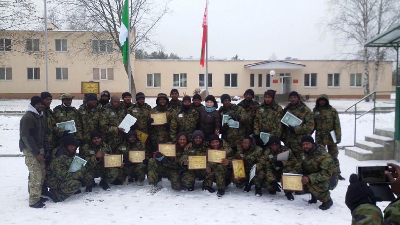 Нигерийские спецназовцы прошли обучение в Беларуси