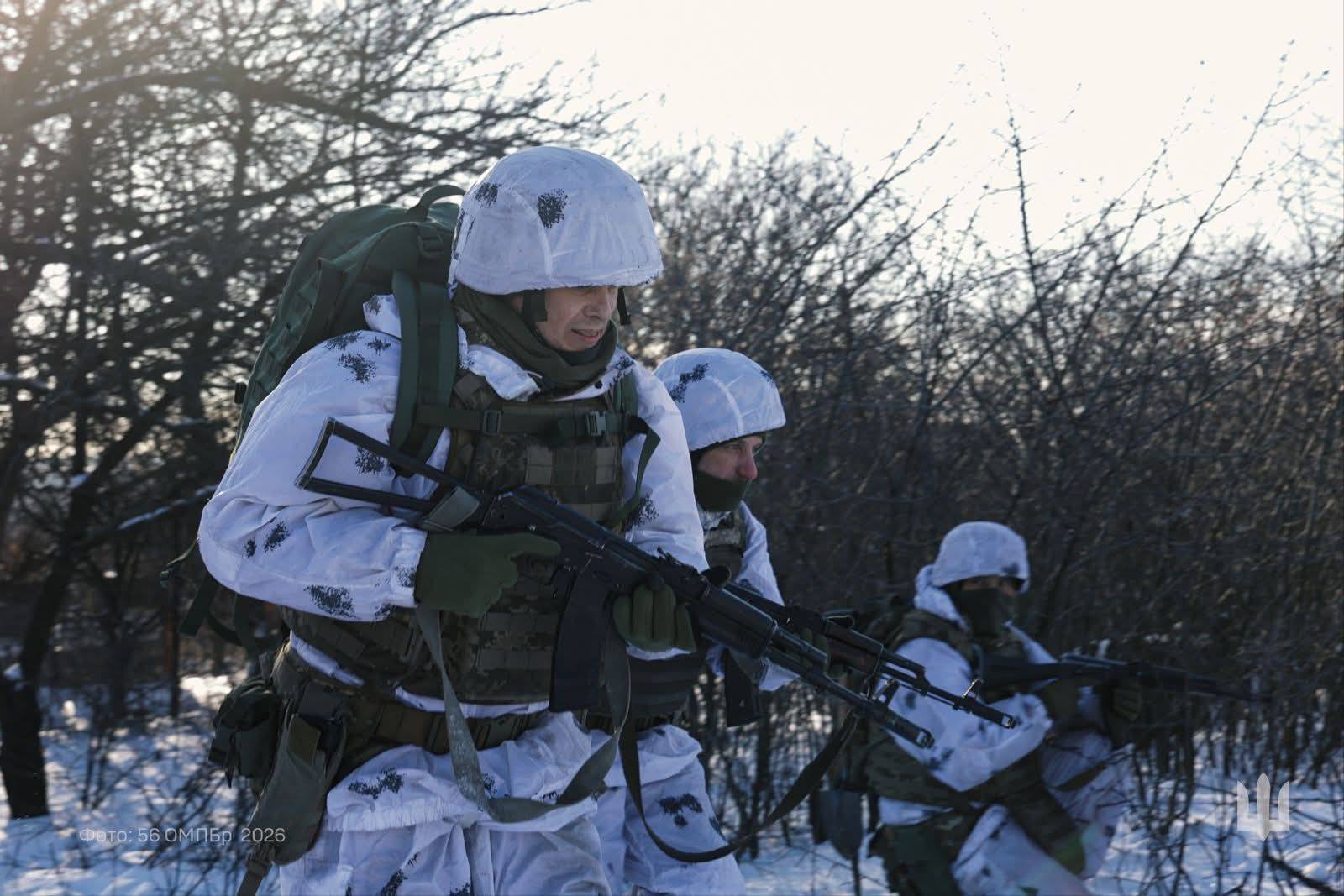 Украинские военные на передовой