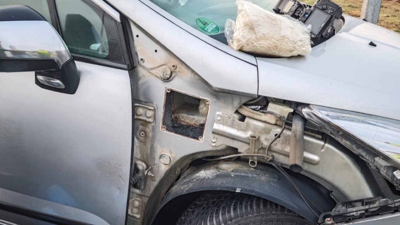 Польские пограничники нашли 42 кг мефедрона в машине на беларусских номерах