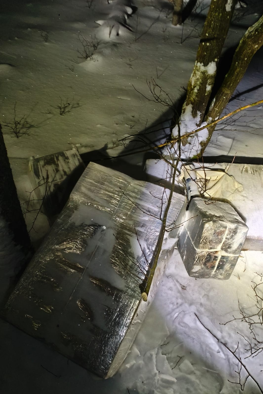 Польскія памежнікі выявілі 4 партыі паветранай кантрабанды з Беларусі