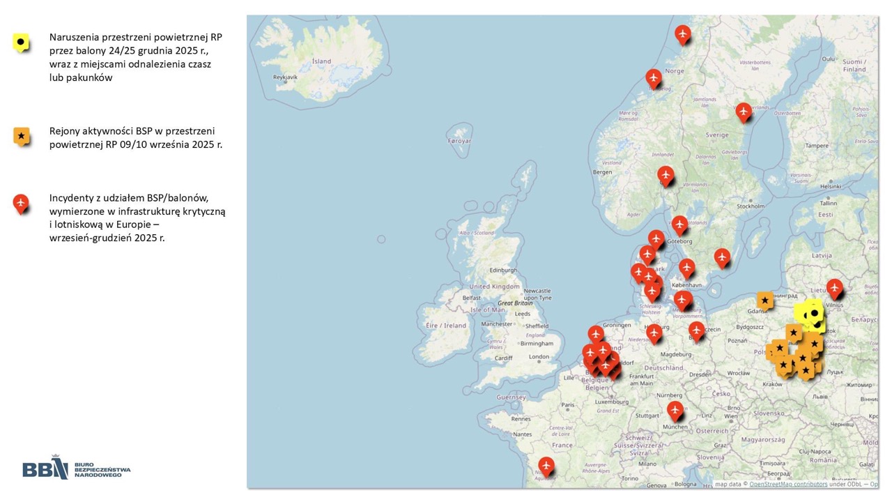 Польша ожидает продолжения провокаций с дронами и метеозондами со стороны России и Беларуси