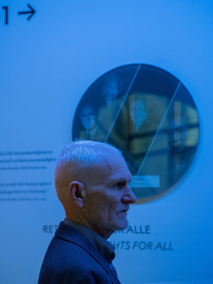 Алесь Беляцкий посетил Нобелевский центр мира