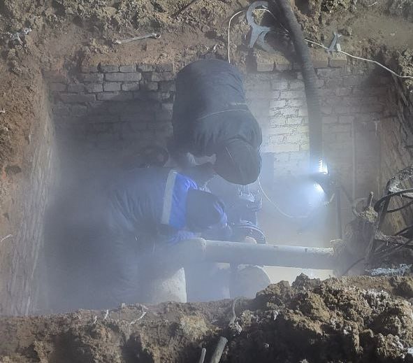 В Жодино дома ночью оставались без тепла из-за аварии