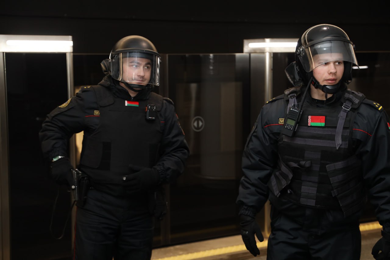 В минском метро прошли учения с силовиками