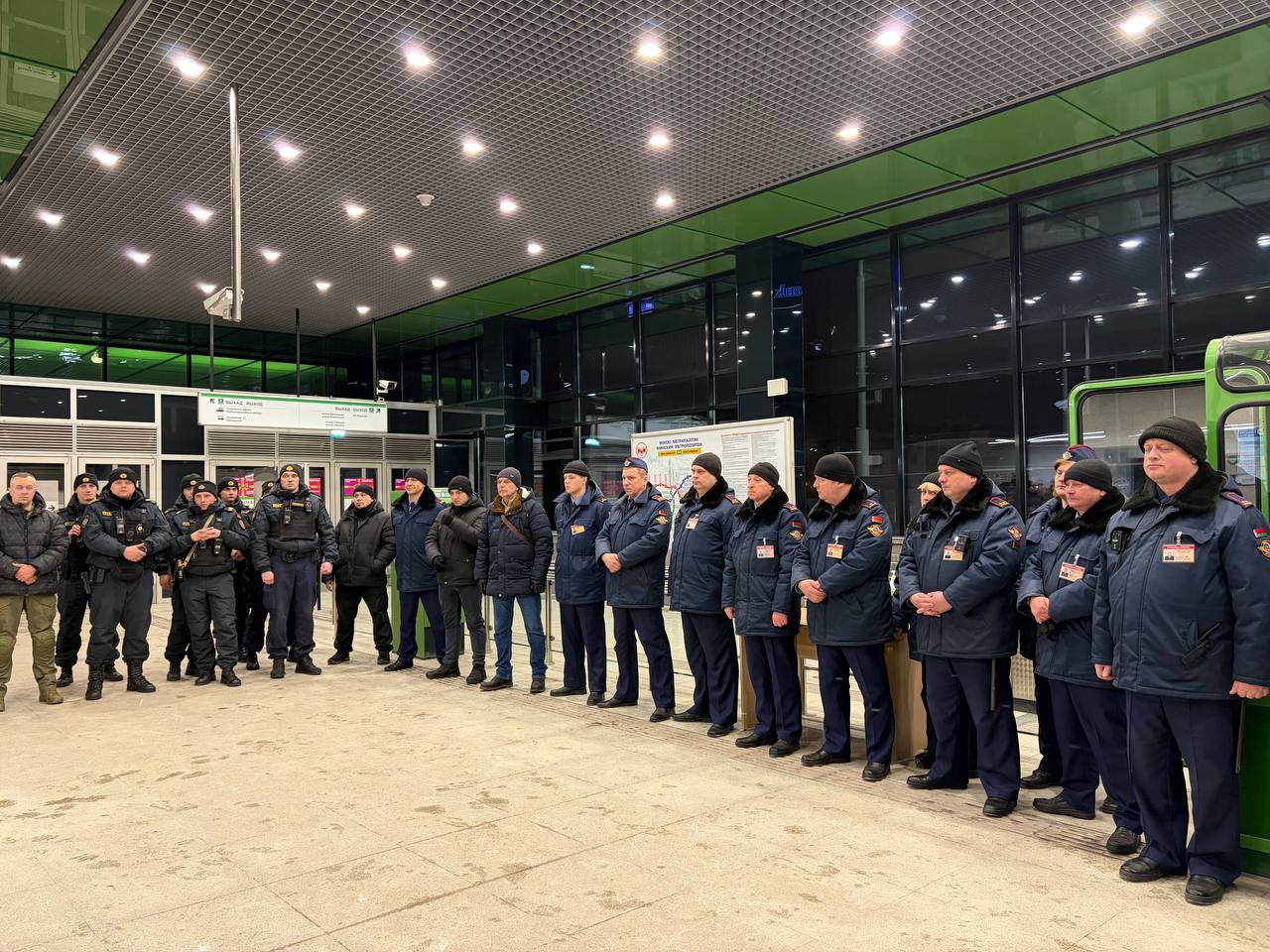 В минском метро прошли учения с силовиками