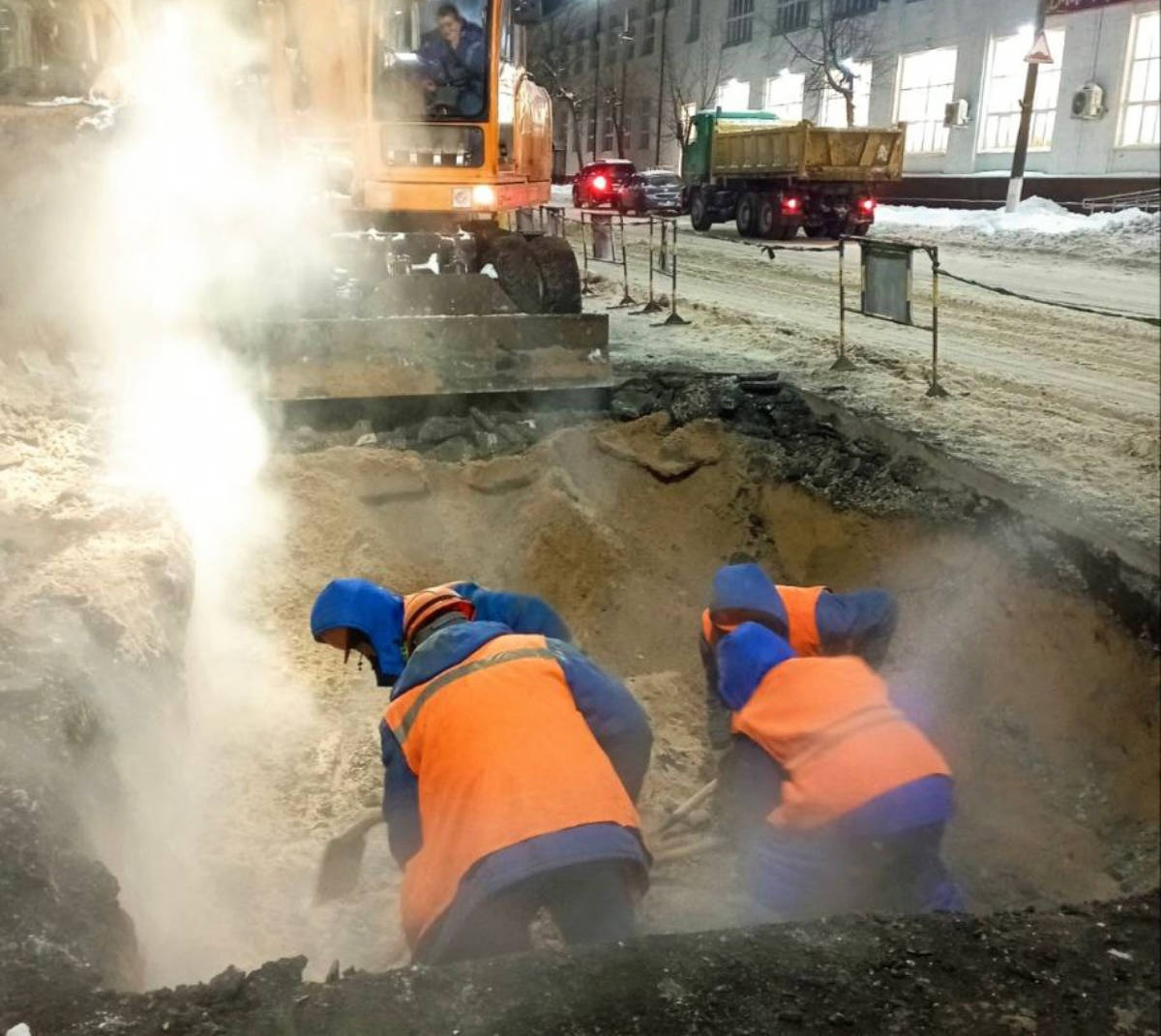 Десятки домов остались без отопления в Витебске при −20°C