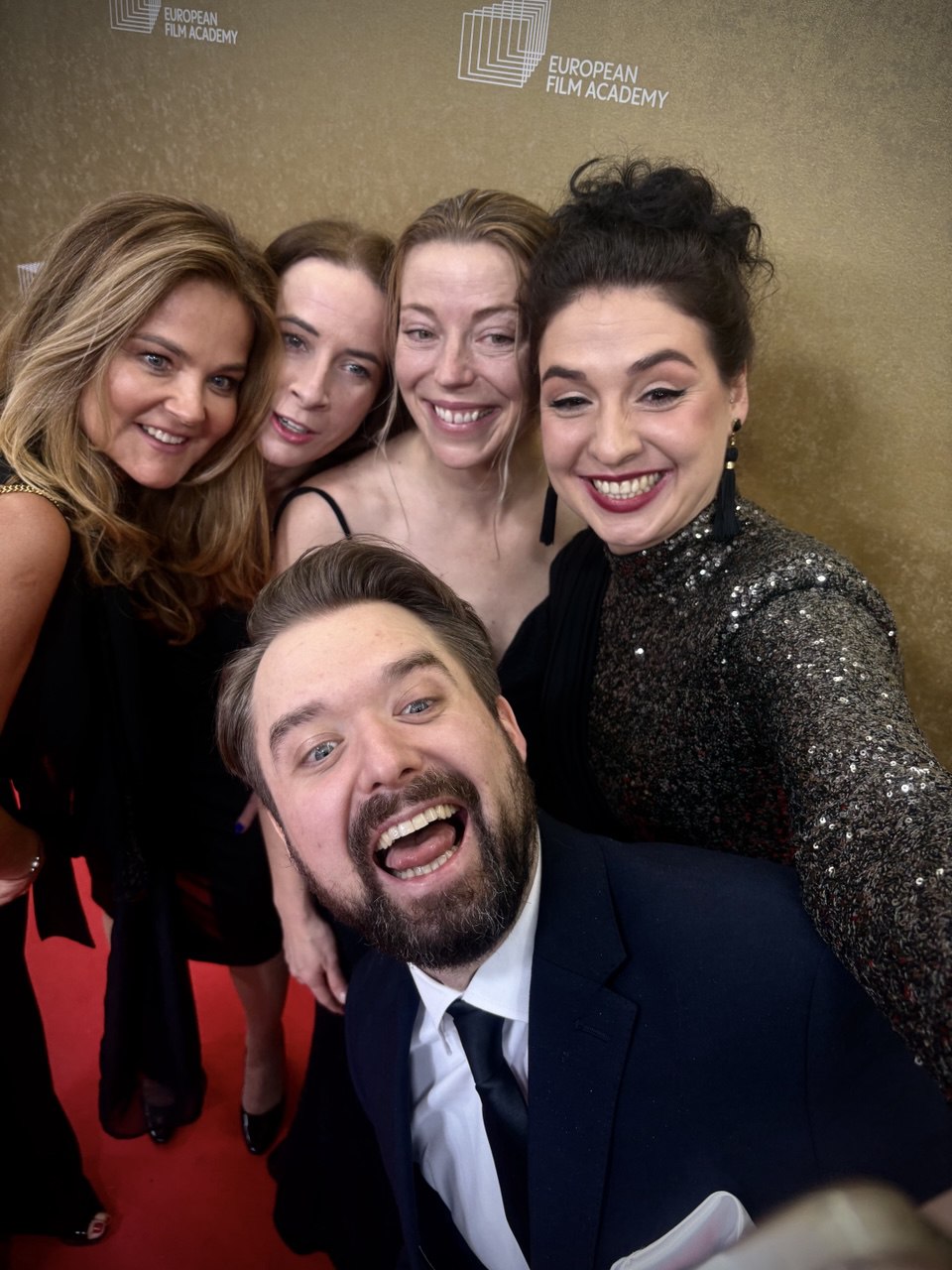 Мара Тамковіч на цырымоніі ўзнагароджання Еўрапейскай кінапрэміі ў Берліне — фотафакт