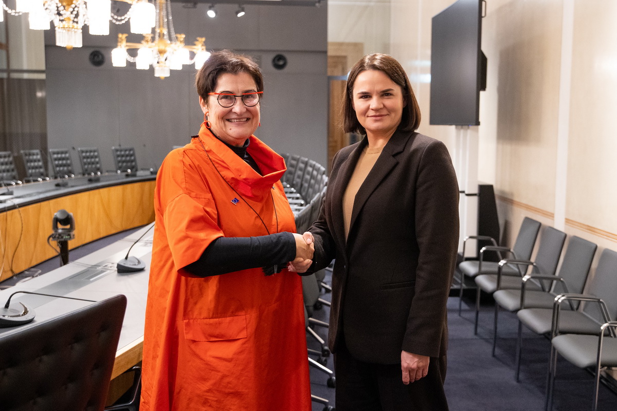 Тихановская обсудила с президентом ПАСЕ ситуацию с политзаключенными