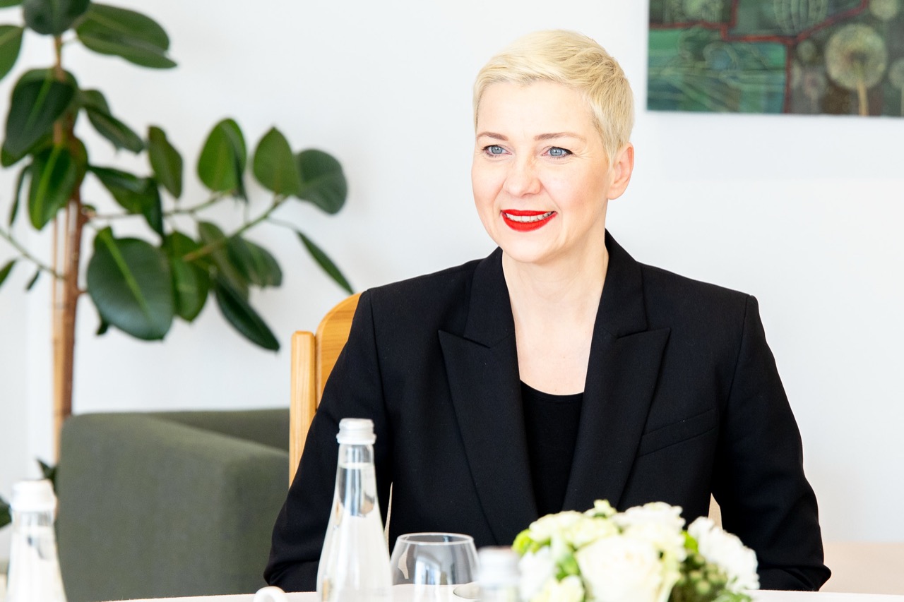 Ругинене на встрече с Колесниковой говорила о политзаключенных и поддержке беларусских демсил