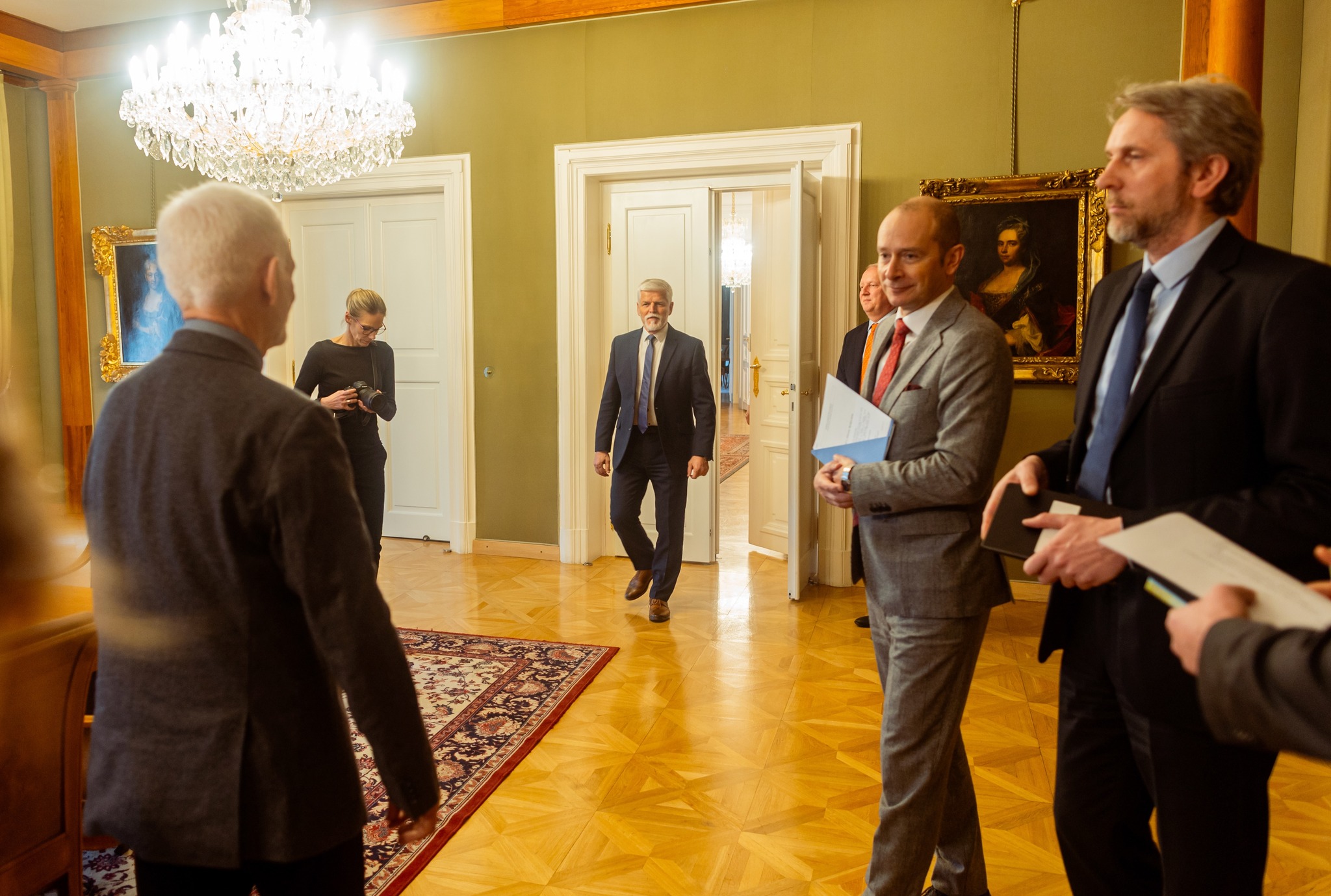 Алесь Беляцкий встретился с президентом Чехии