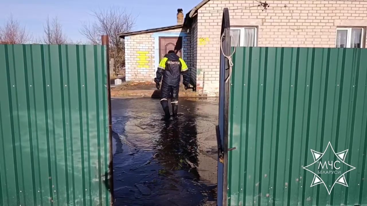 МЧС фиксирует подтопления в 11 районах Беларуси