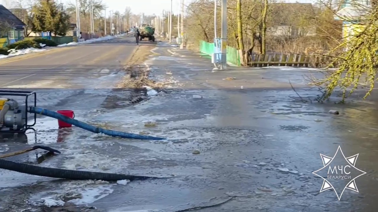 МЧС фиксирует подтопления в 11 районах Беларуси