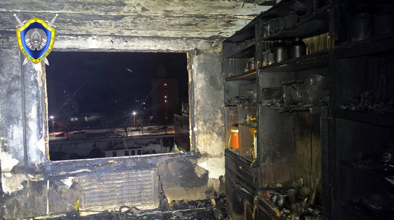 Следчы камітэт пачаў праверку па факце пажару з 3 загінулымі ў Маладзечне