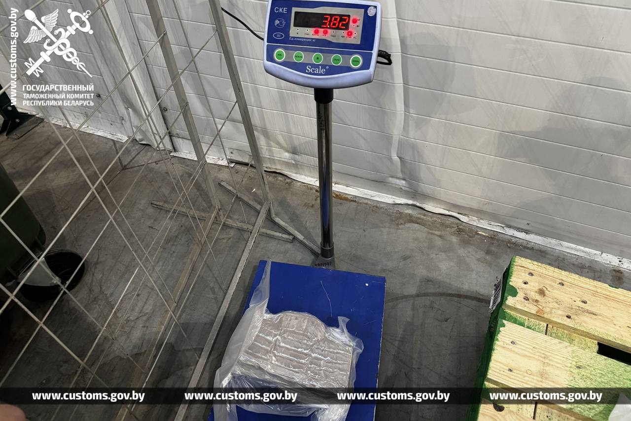 Крупную партию гашиша задержали в Беларуси