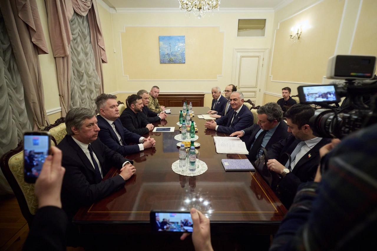 Зеленский встретился с наследным принцем Ирана