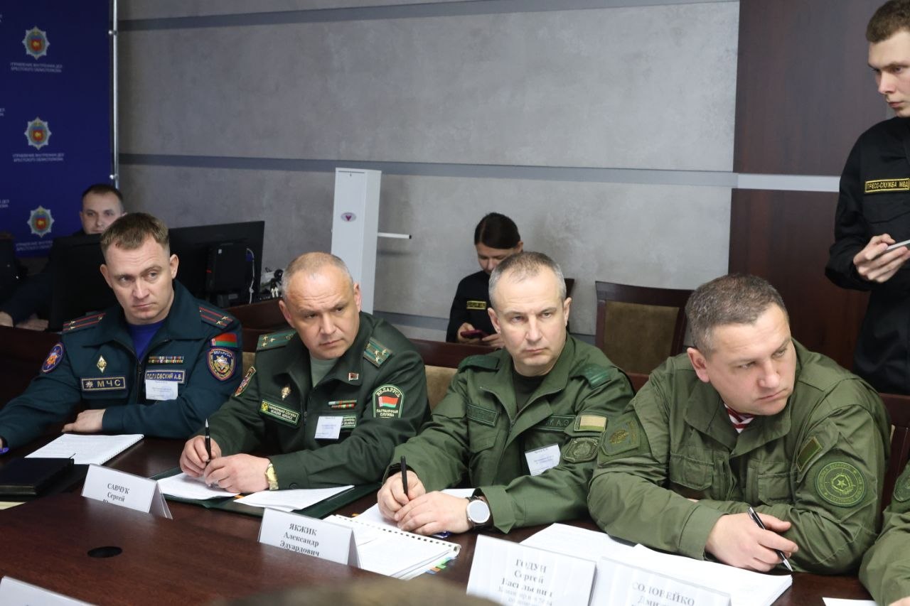 МВД Беларуси проводит командно-штабное учение в Бресте