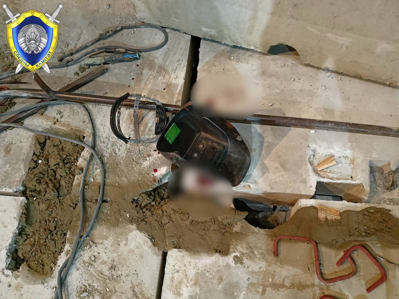 Плита перекрытия упала на строителей в Брестском районе