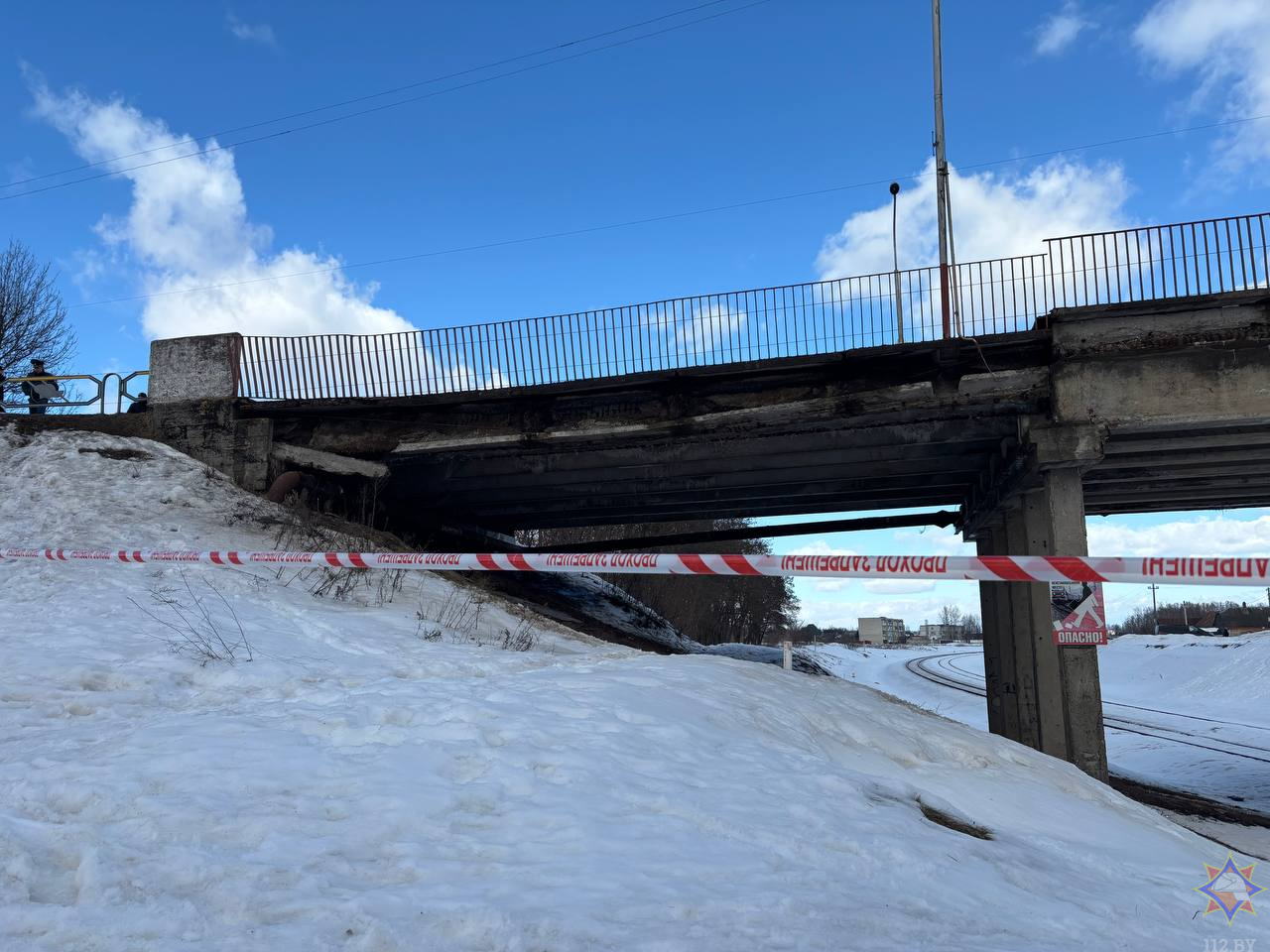 Мост в Бобруйске оказался под угрозой обрушения