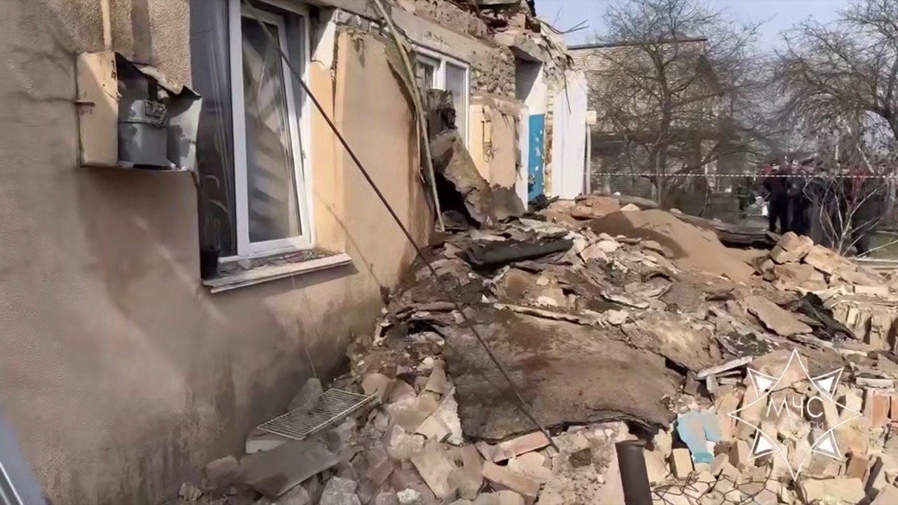 Что осталось от дома в Казимировке после взрыва — видео