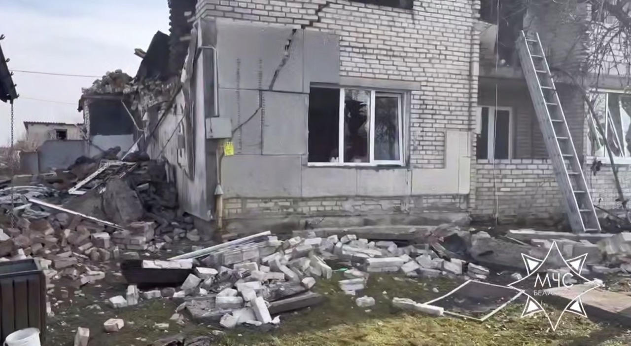 Что осталось от дома в Казимировке после взрыва — видео