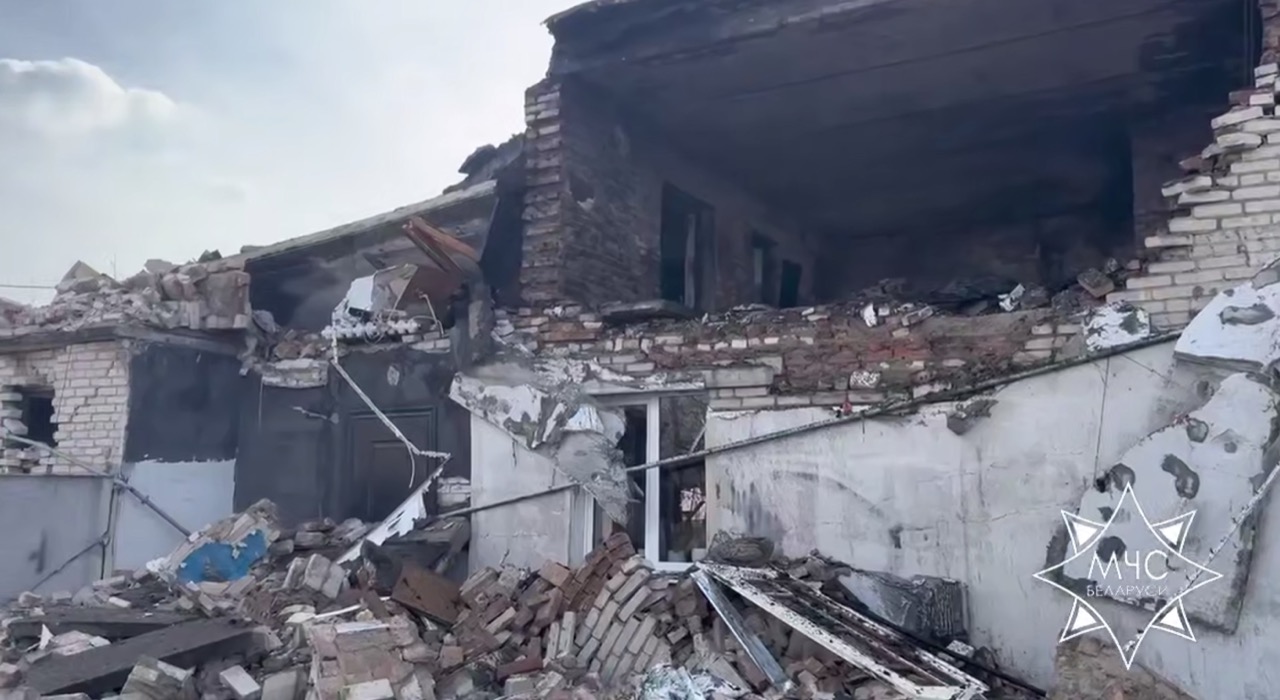 Что осталось от дома в Казимировке после взрыва — видео