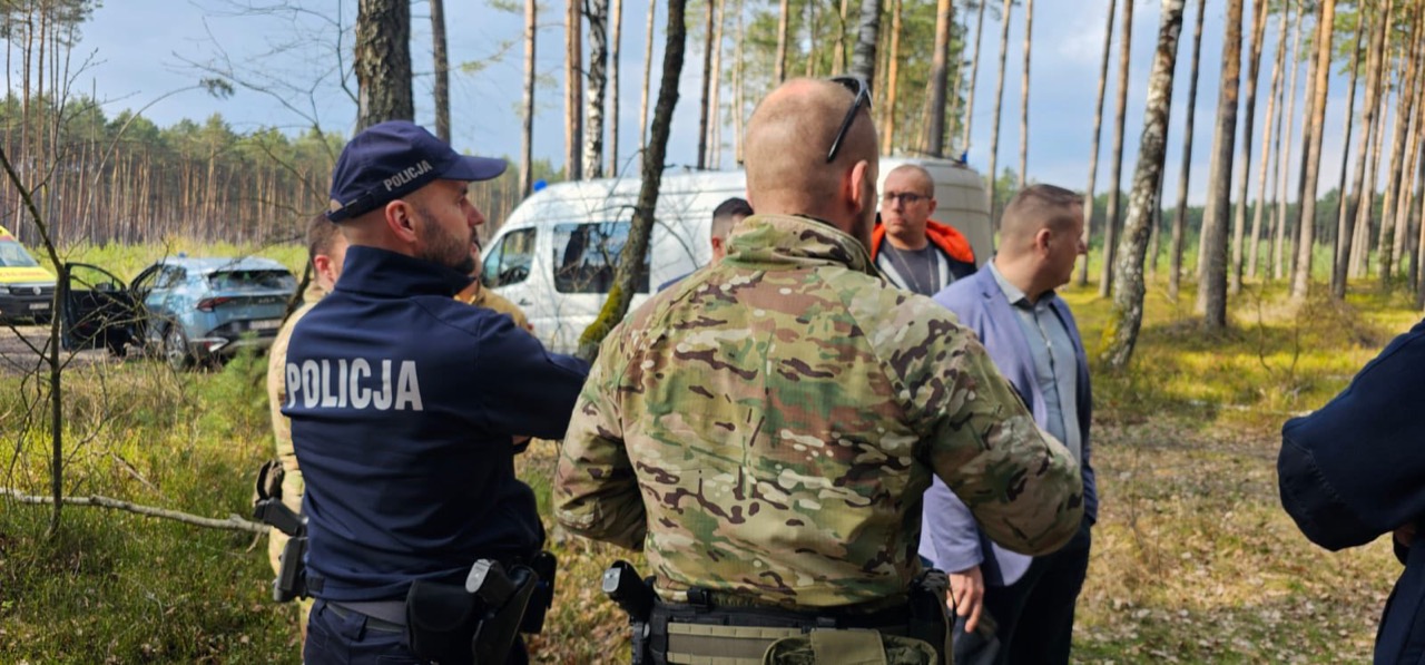 В лесу на юге Польши нашли упавший дрон