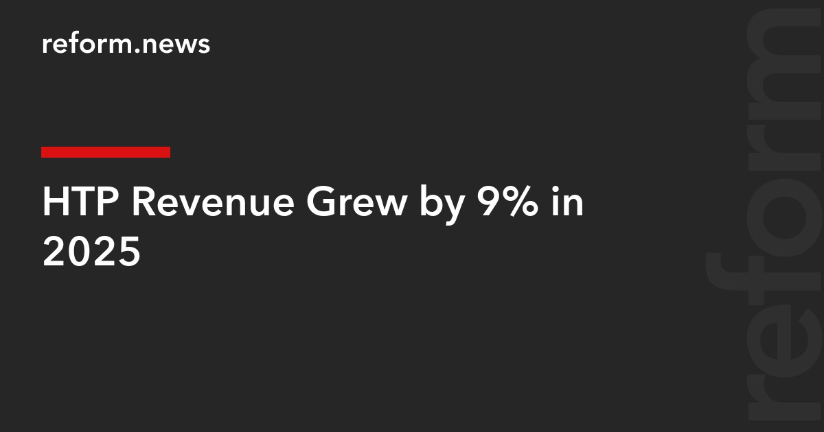 HTP Revenue Grew by 9% in 2025