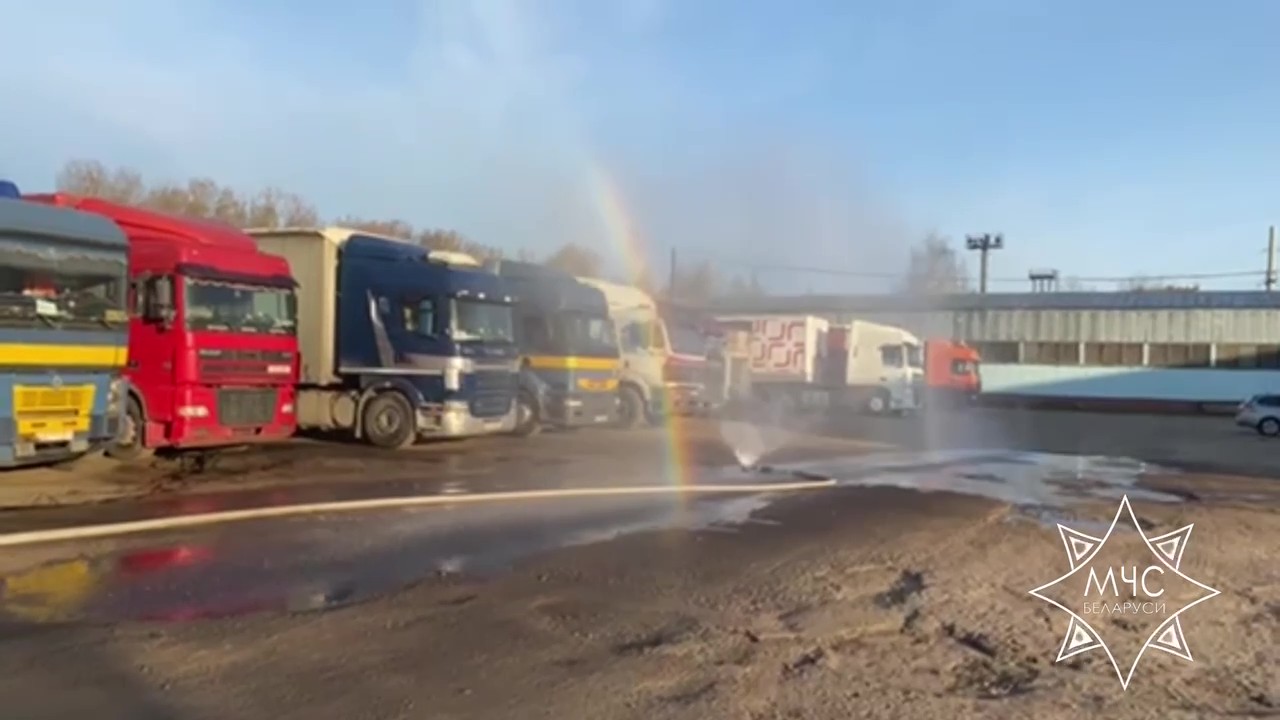 Утечка азотной кислоты произошла в Минске