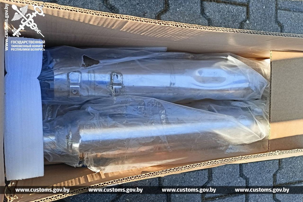 Брестская таможня на М1 перехватила микроавтобус с трикотажем и мотоциклом без документов