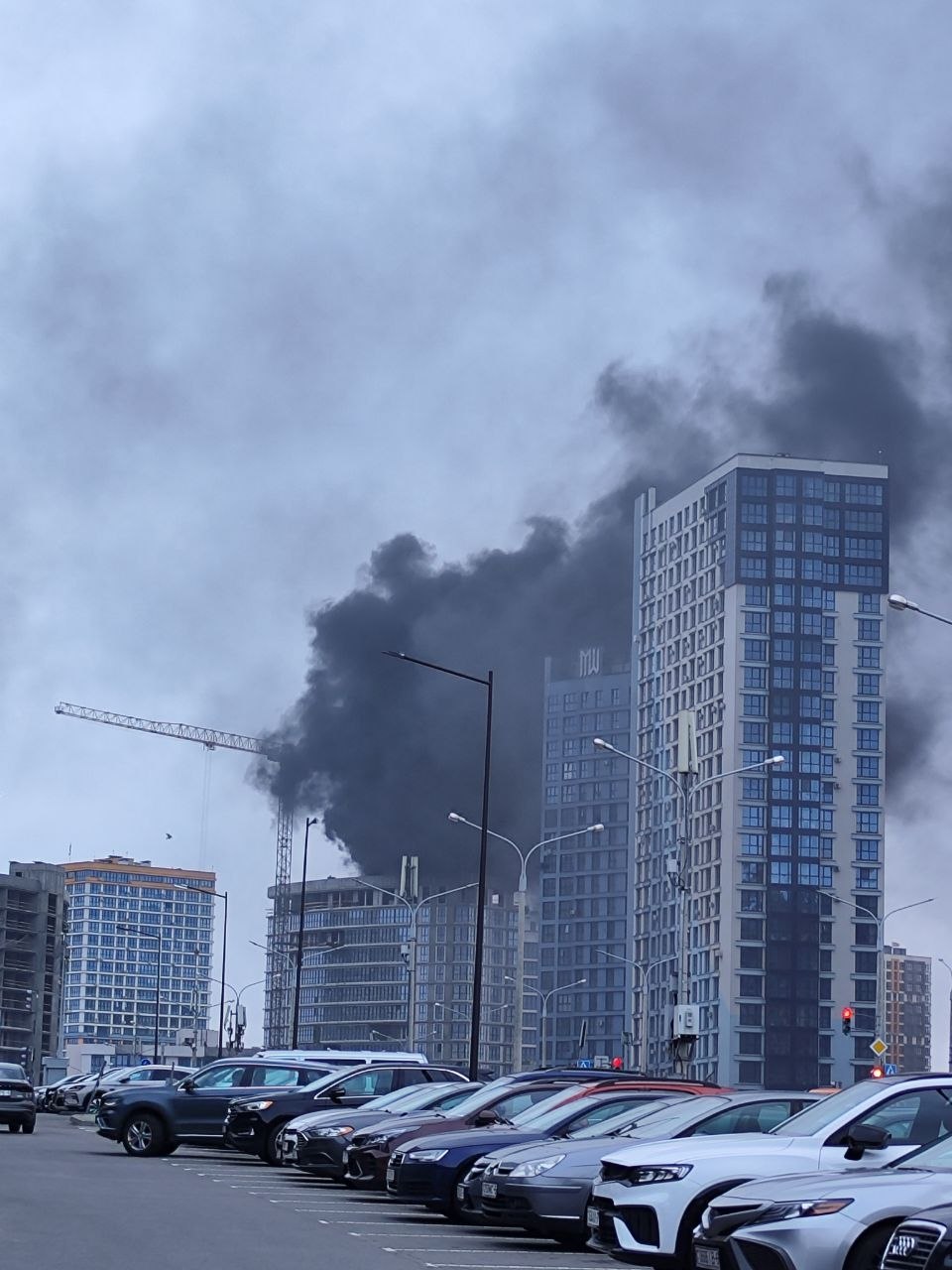 Пажар адбыўся ў Мінск-Міры. Гарэў уцяпляльнік