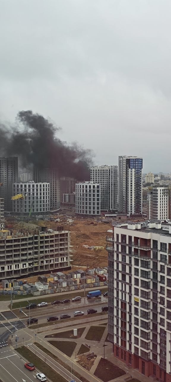 Пажар адбыўся ў Мінск-Міры. Гарэў уцяпляльнік