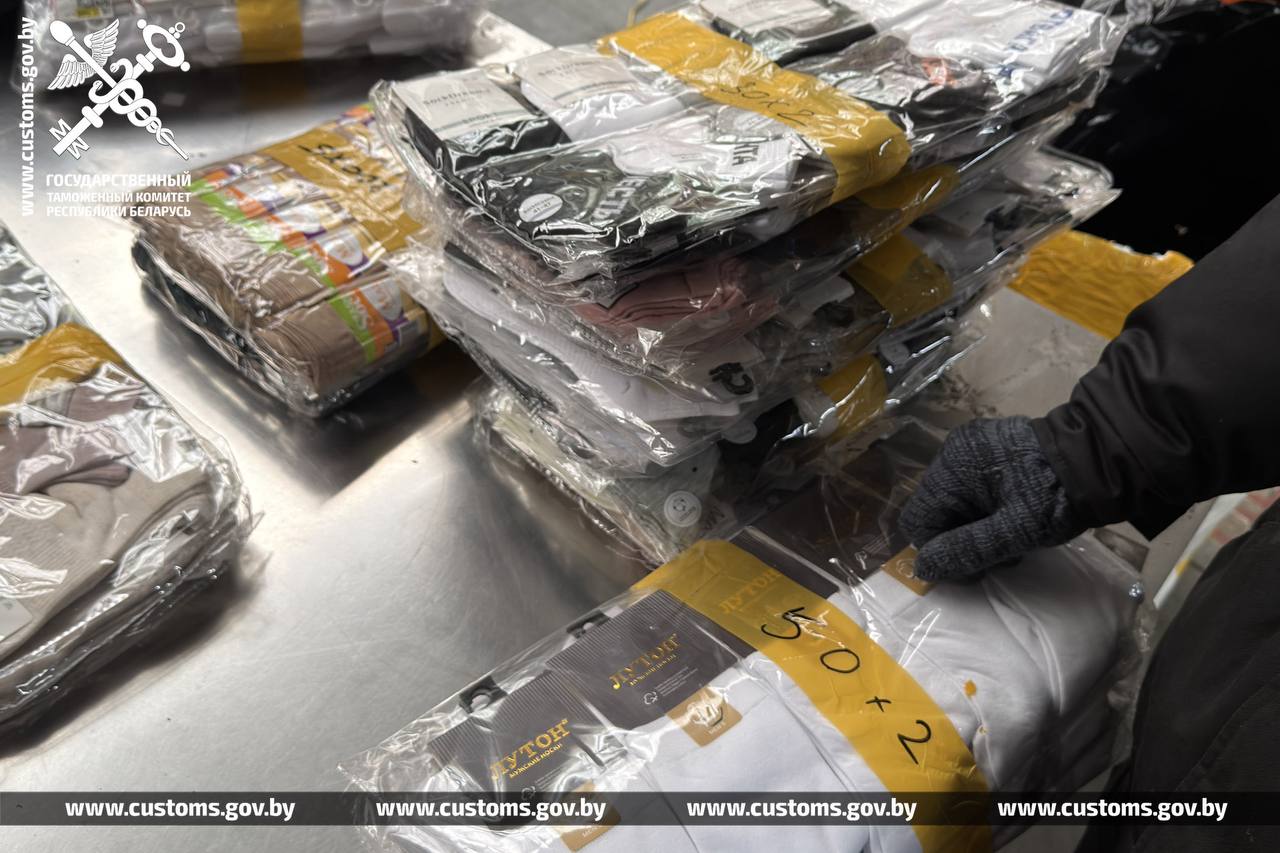 Беларусские таможенники пресекли ввоз товаров на 550 тысяч рублей из России