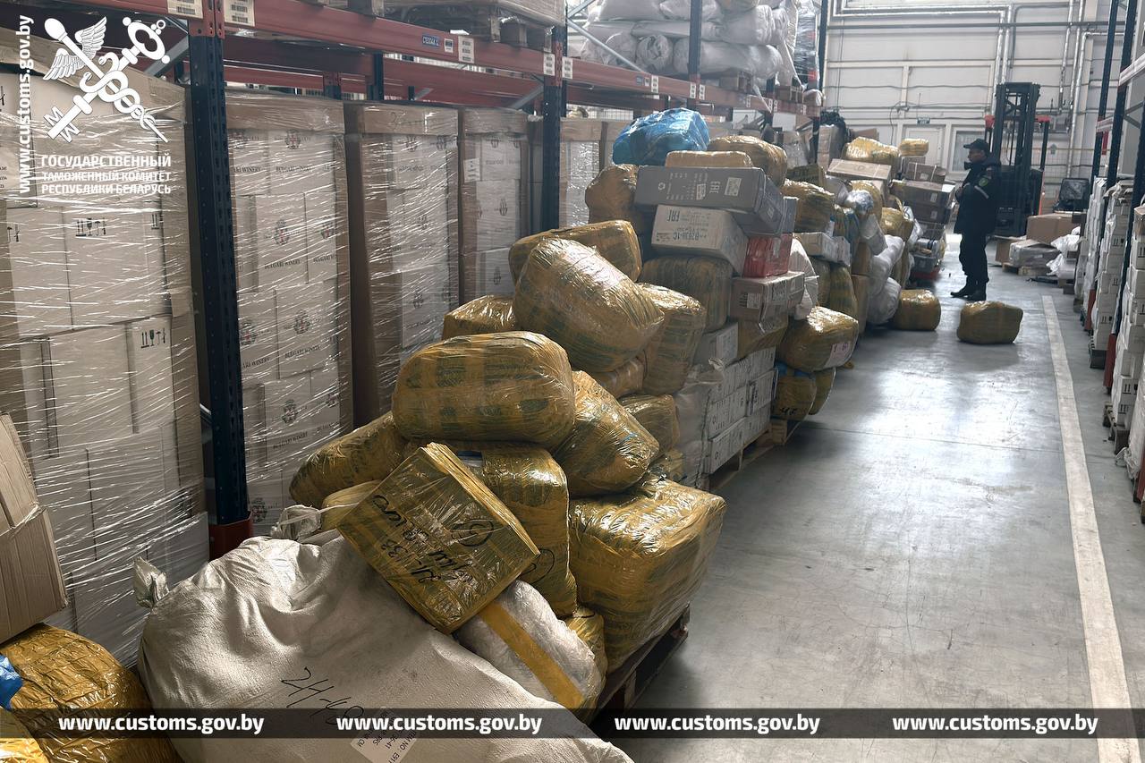 Беларусские таможенники пресекли ввоз товаров на 550 тысяч рублей из России