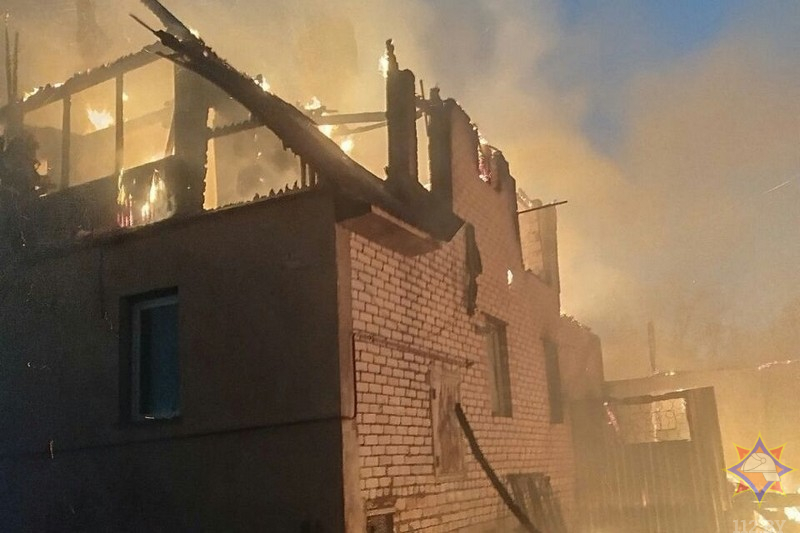 Магазин сгорел в Верхнедвинском районе