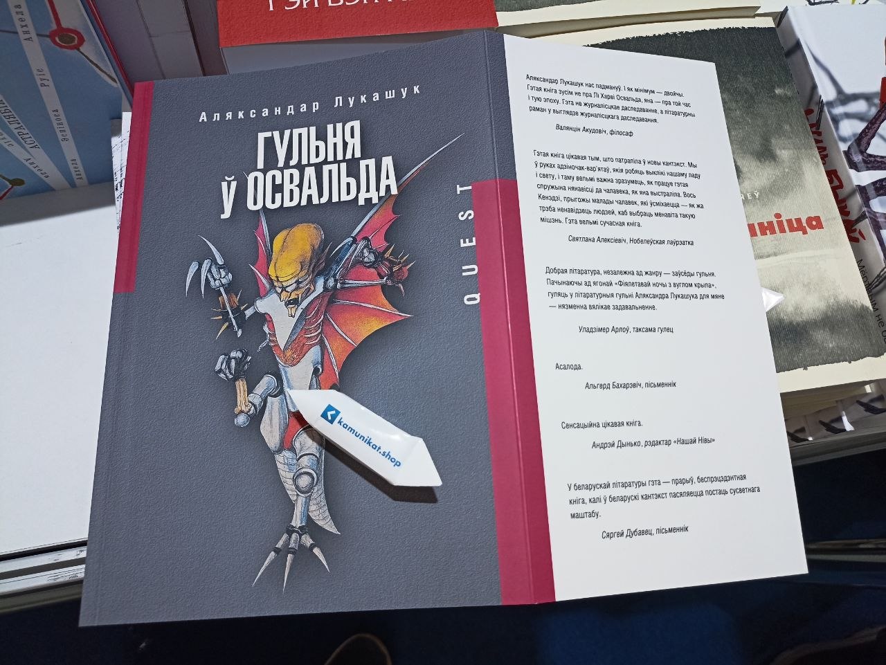Сёння адкрыўся салон беларускіх выдавецтваў «Вольная Беларусь» на Міжнародным кніжным кірмашы ў Варшаве - фотафакт