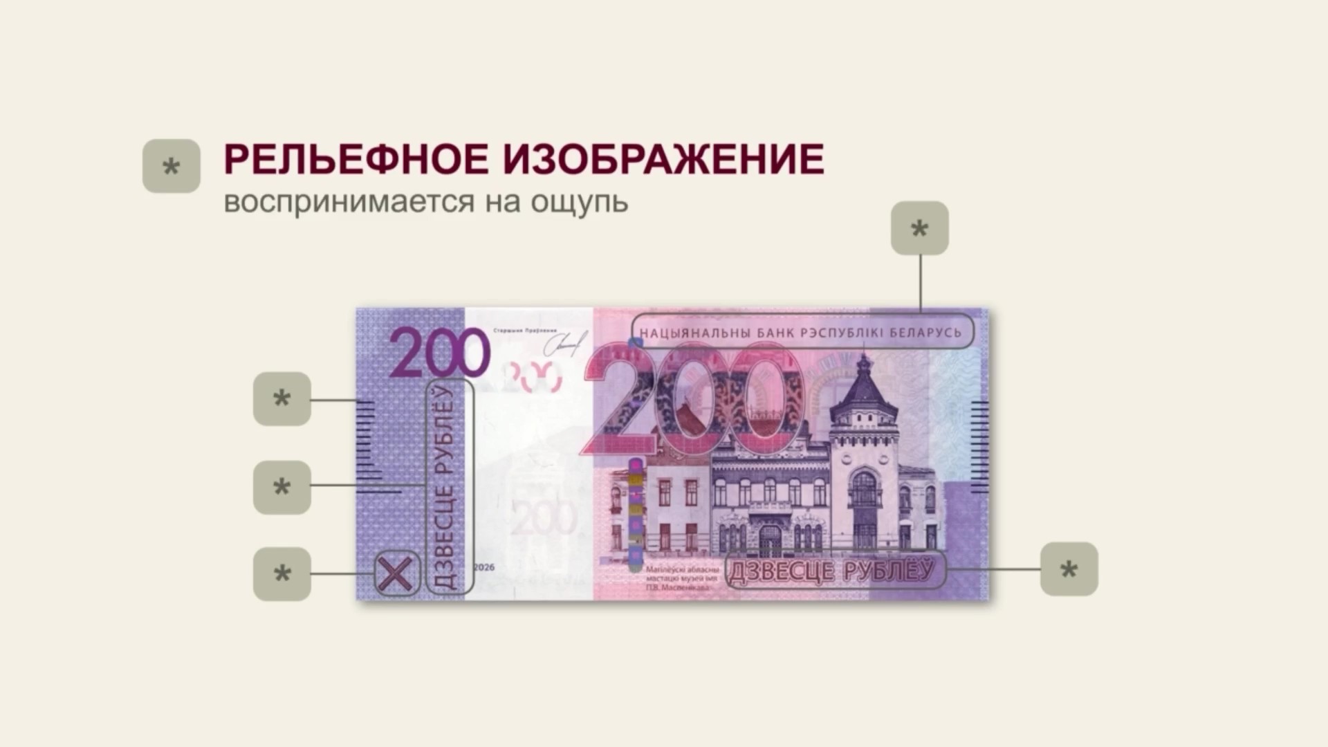 Нацбанк показал новую банкноту в 200 рублей с подписью Головченко