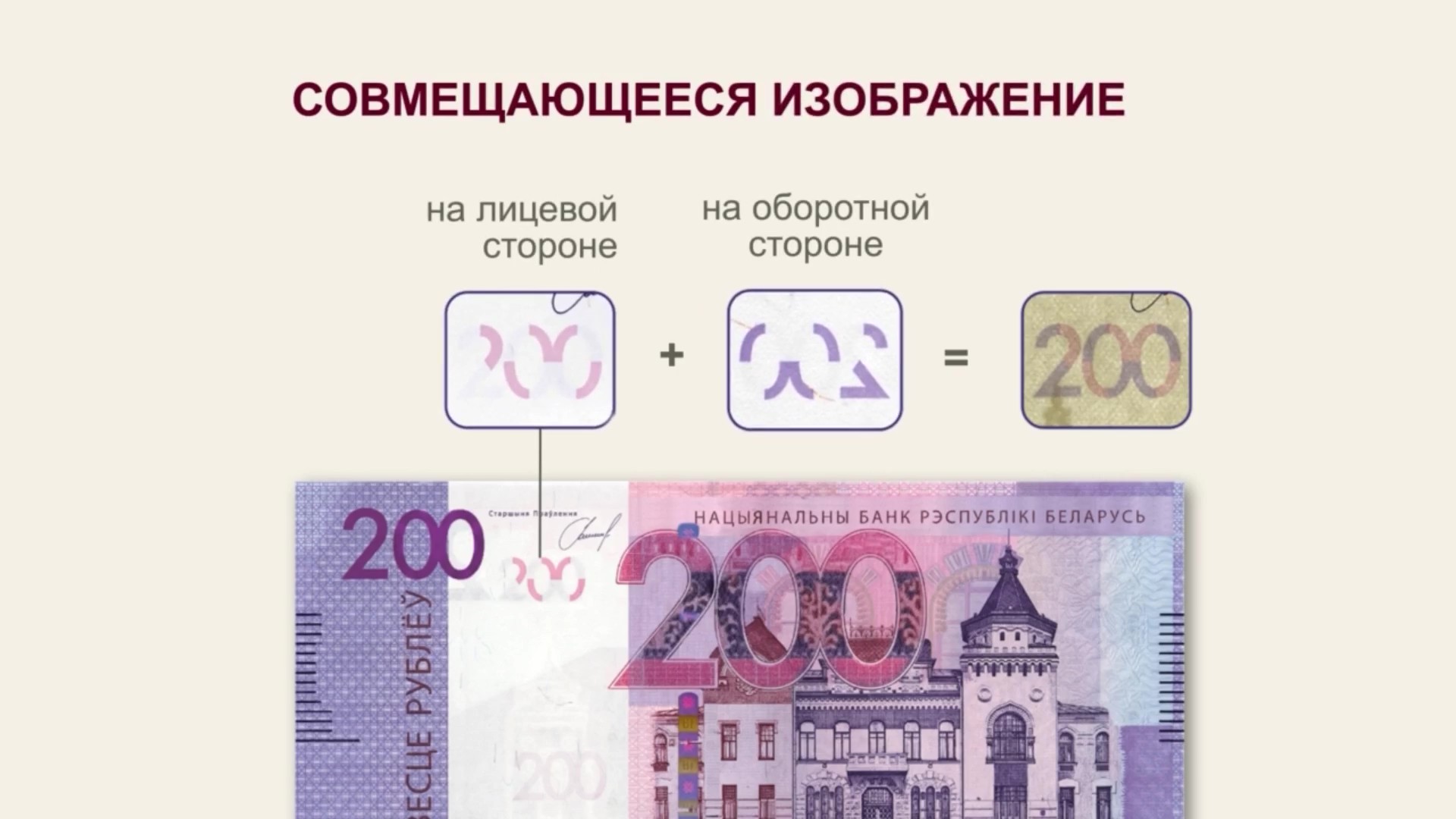 Нацбанк показал новую банкноту в 200 рублей с подписью Головченко
