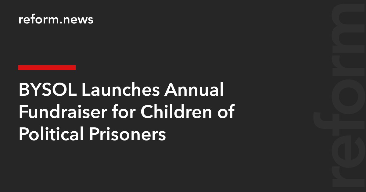 BYSOL Launches Annual Fundraiser for Children of Political Prisoners
