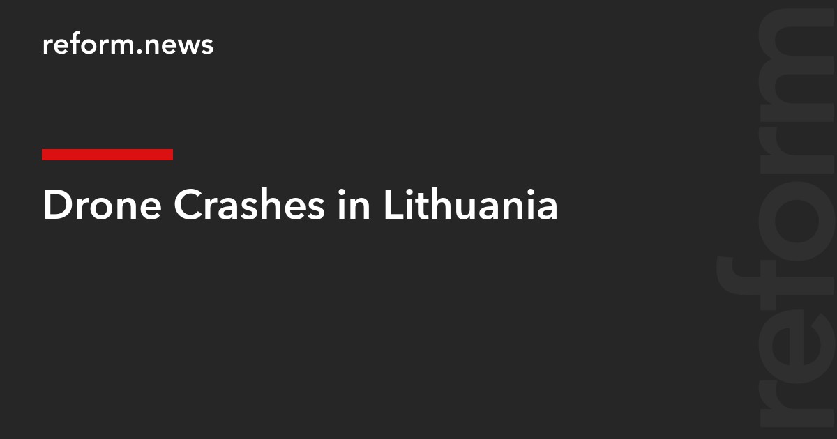Drone Crashes in Lithuania