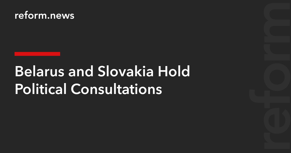 Belarus and Slovakia Hold Political Consultations