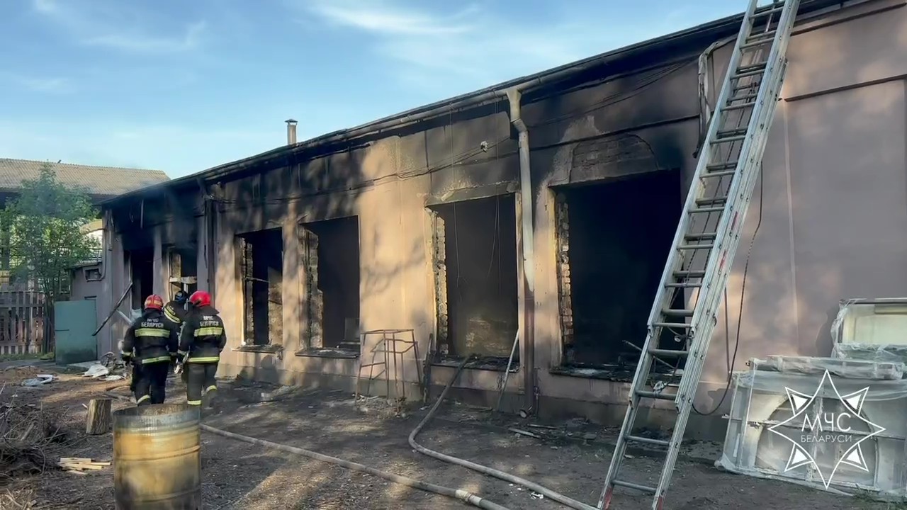 Промышленные предприятия горели в Минске и Бобруйске